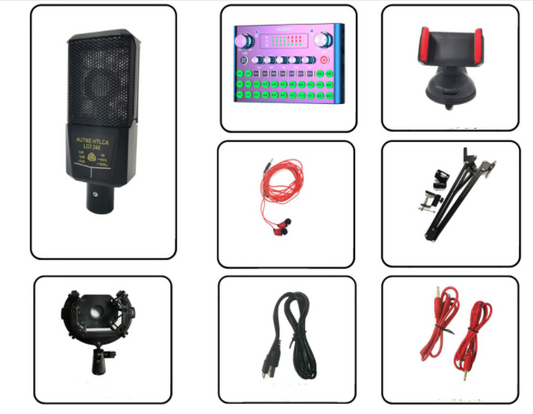 style: B - F007plus Special Live Broadcast Equipment, Sound Card, Mobile Phone, Computer, Universal Internet Celebrity Singing And Microphone Equipment