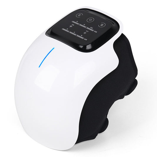 Color: 3pcs White, Model: USB - Intelligent Knee Massager Electric Knee Physiotherapy