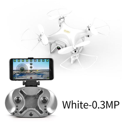 Color: White 0.3MP - S26 mini four-axis aircraft HD wifi aerial camera remote control aircraft resistant drone boy cross-border toys