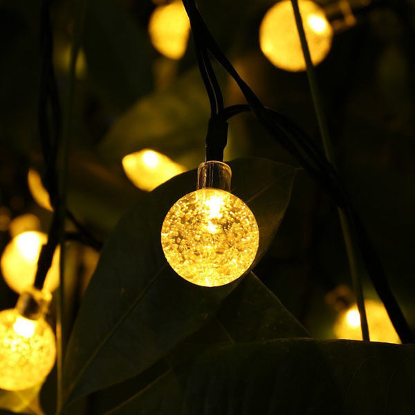 Solar 30 LED Outdoor Waterproof Party String Fairy Light Festival Ambience Lights