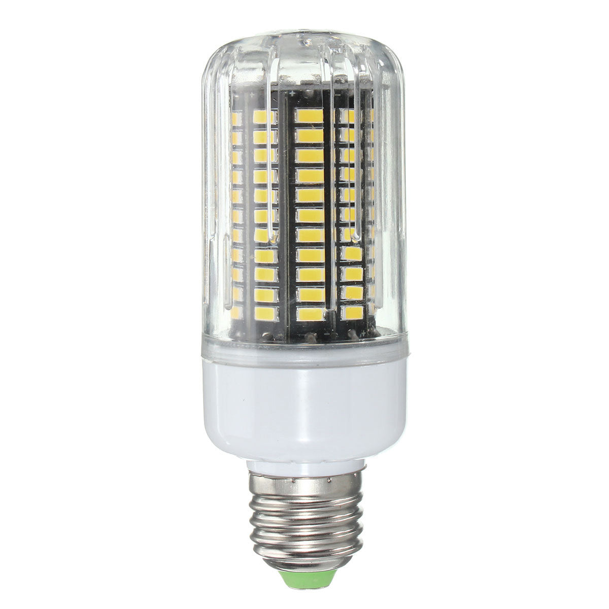 E27 E14 E12E E17 B22 15W 130 SMD 5736 LED प्योर व्हाइट वार्म व्हाइट कवर कॉर्न बल्ब AC85-265V