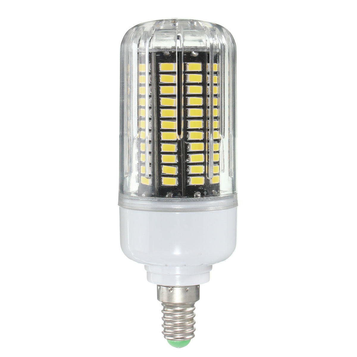 E27 E14 E12E E17 B22 15W 130 SMD 5736 LED प्योर व्हाइट वार्म व्हाइट कवर कॉर्न बल्ब AC85-265V