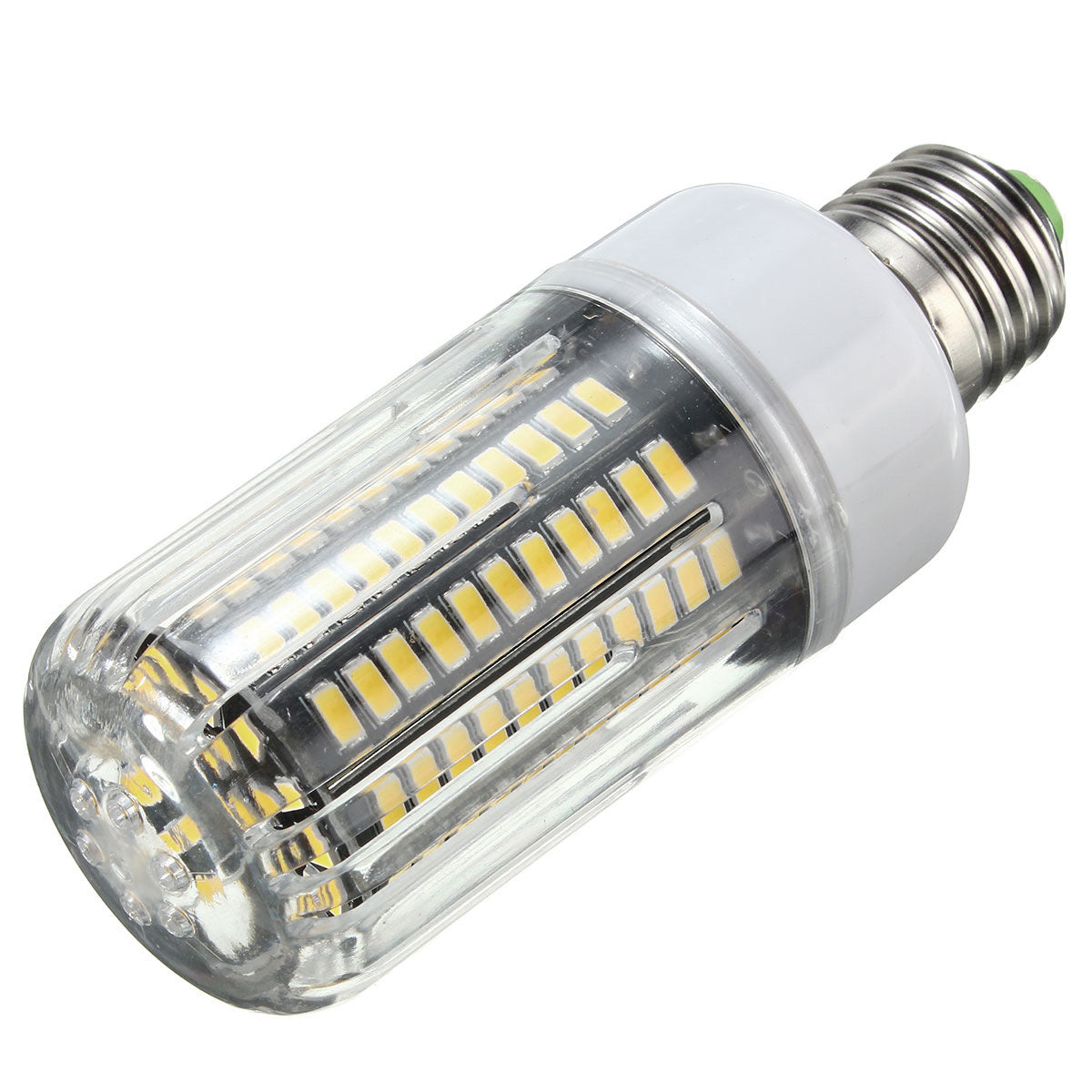 E27 E14 E12E E17 B22 15W 130 SMD 5736 LED प्योर व्हाइट वार्म व्हाइट कवर कॉर्न बल्ब AC85-265V