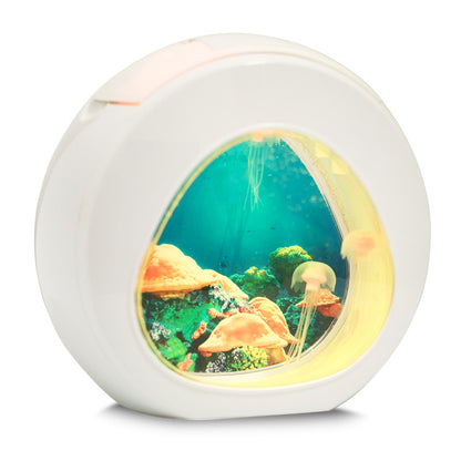 Electronic jellyfish aquarium night light