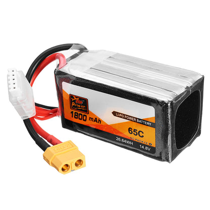 ZOP Power 14.8V 1800mAh 65C 4S Lipo Battery XT60 Plug For RC FPV Racing Drone