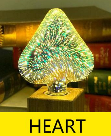 Model: Heart - Fireworks Decor Bulbs