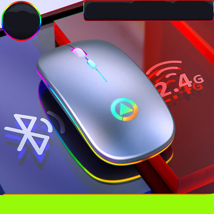 Color: I, style: Three template - Wireless charging Bluetooth mouse