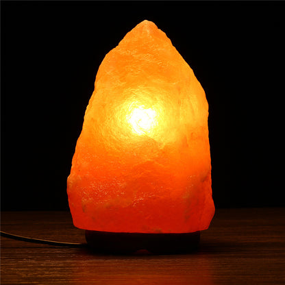 18 X 12CM Himalayan Glow Hand Carved Natural Crystal Salt Night Lamp Table Light With Dimmer Switch