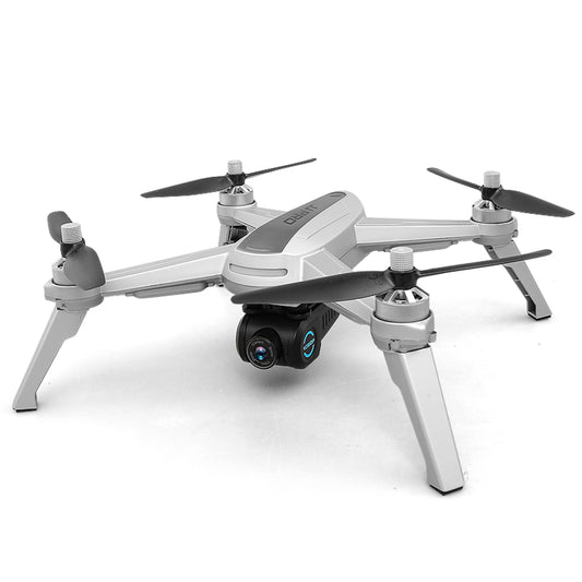 Color: Plata, estilo: Tres eléctricos - Dron aéreo HD sin escobillas de posicionamiento GPS X5 2K