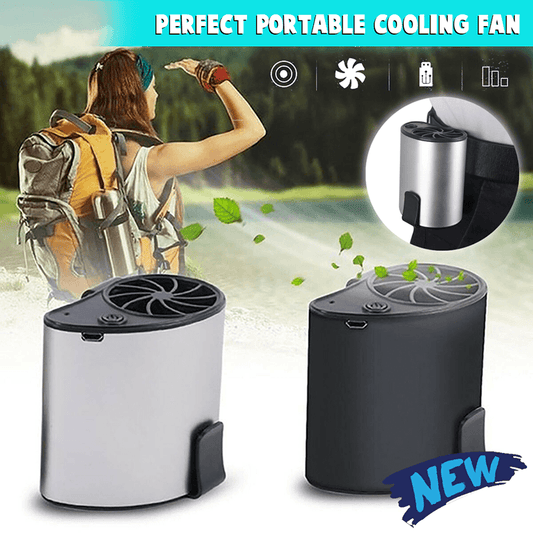 The second generation of hanging waist fan portable waist cooling mobile waist hanging skin machine wear