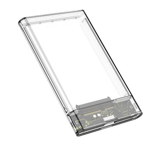 Color: Gray, style: USB3.0 - Transparent hard disk box