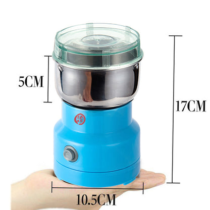 Color: Blue - Whole Grains Flour Mixer Coffee Bean Grinder