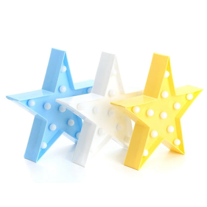 Cute LED Five-Pointed Star Night Light for Baby Kids Bedroom Home Decor