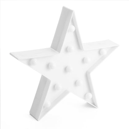 Cute LED Five-Pointed Star Night Light for Baby Kids Bedroom Home Decor