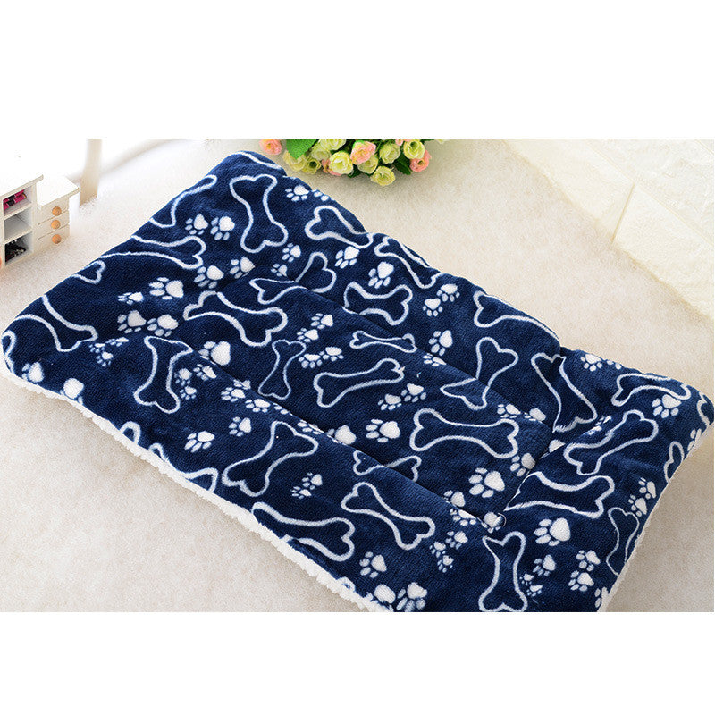 Color: Style E, Size: M - Pet cushion dog blanket