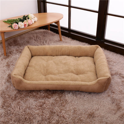 Color: Cashmere, Size: L - Pet House Large Dog Mat Mattress