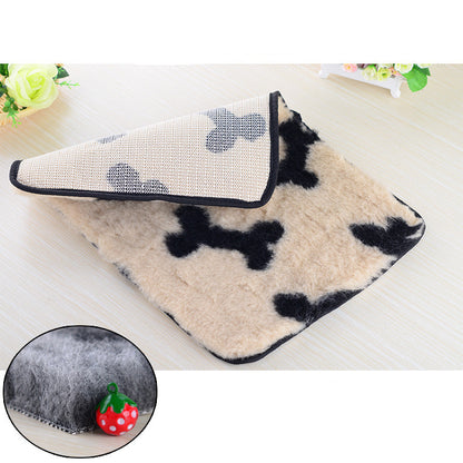 Color: Style H, Size: M - Pet cushion dog blanket