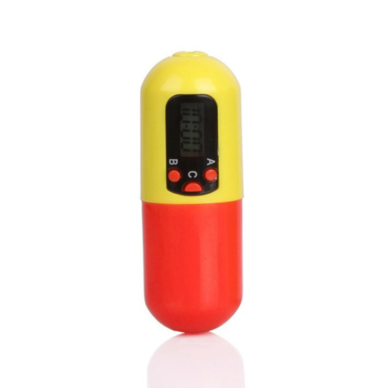 Mini Portable Alarm Pill Box Timer Electronic Timed Reminder Digital Medical kit Multifunction Medical Box Container