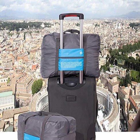 Color: Blue-Grey - My Bag Buddy For World Travelers A Compact And Expandable Carry on Bag