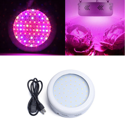 40W Full Spectrum UFO 50 LED Plant Light Indoor Hydroponics Grow Lamp for Vegetable Flower AC85-265V