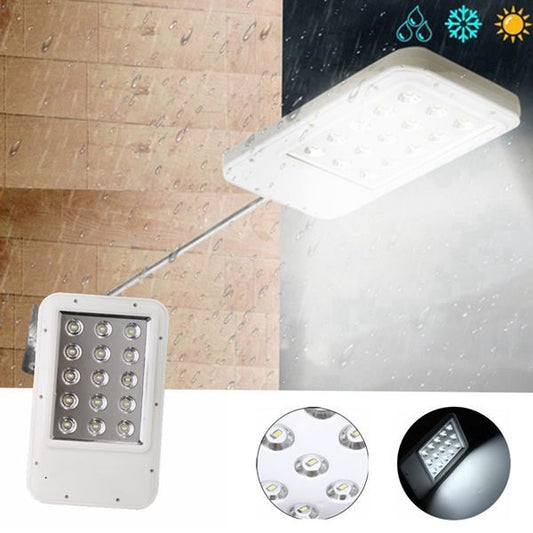 Ultrathin Solar Power 15 LED Light-controlled Wall Street Light Waterproof Outdoor Garden Lamp