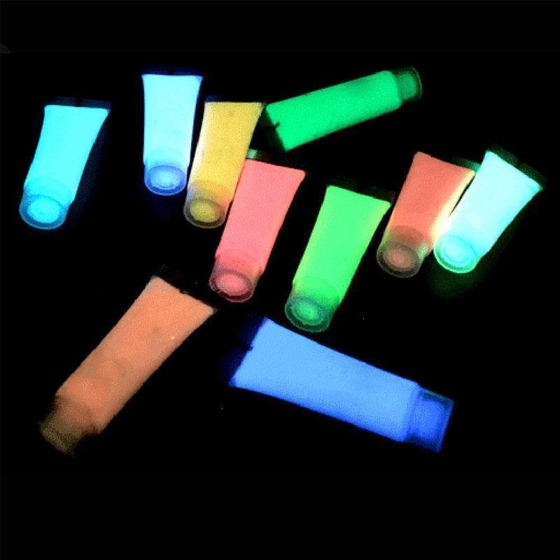 Fluorescence Decorations Glow In Dark Body Art Paint Luminous Acrylic Glowing Paint Tattoo Body Art