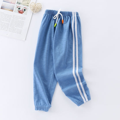 Color: Blue, Size: 100cm - Anti-mosquito bloomers for children