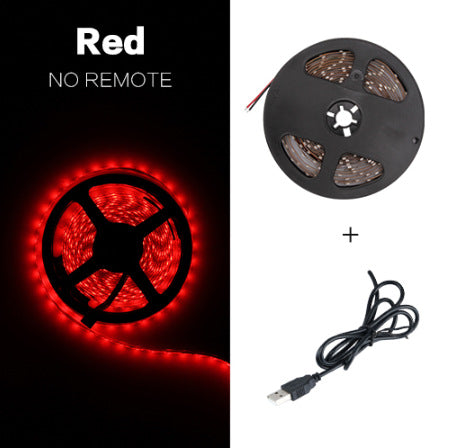 Color: Red, Style: B - 60LED/5MRGB light strip