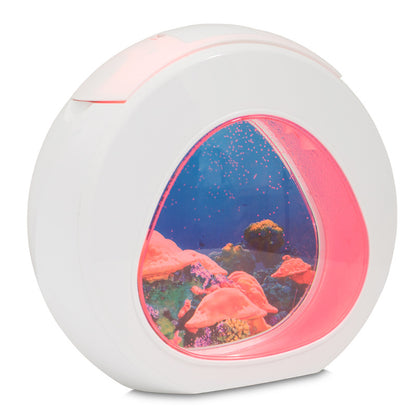 Electronic jellyfish aquarium night light