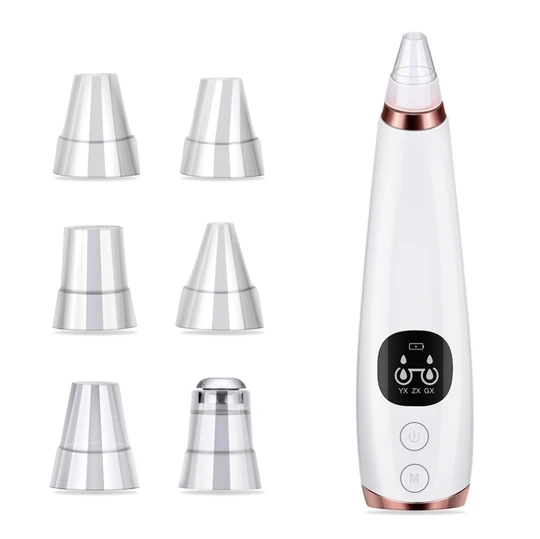 Style: English version, Color: White - Electric blackhead meter