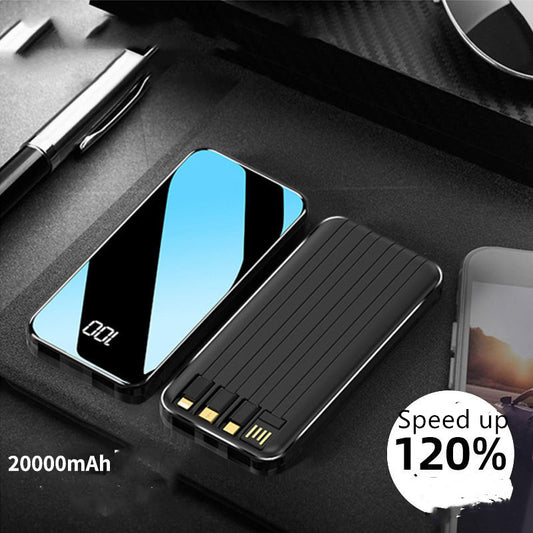 Style: Flagship black20000 mA - Portable mobile phone universal power bank