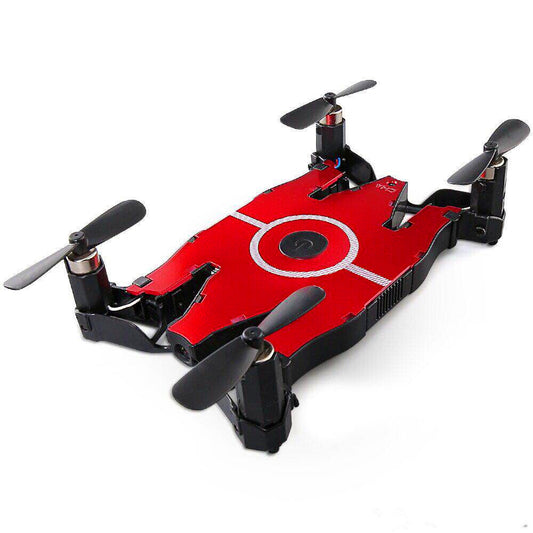 Color: Rojo - JJRC JJR / C H49 SOL Ultrafino Wifi FPV Selfie Drone 720P Cámara Brazo plegable automático Mantenimiento Altitud Cuadricóptero a control remoto VS H37 H47 E57