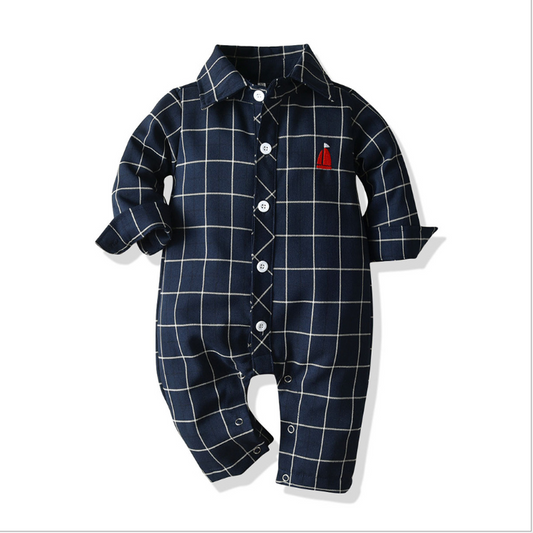 Color: Dark Blue, Size: 100cm-Long, Style:  - European and American children's clothing