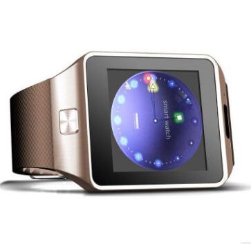 Color: Gold, style: English - Smart Watch Support TF Card SIM Camera Sport Bluetooth