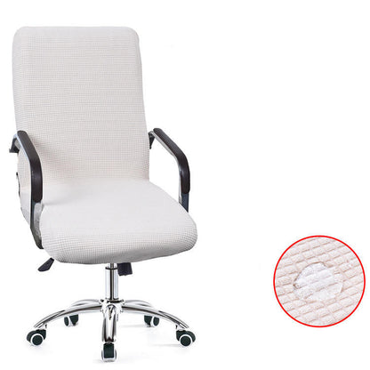 Color: White, Size: M - Office computer chair cover