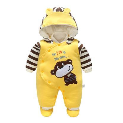 Color: 18 stytle, Size: 6m - The baby thickens the onesie