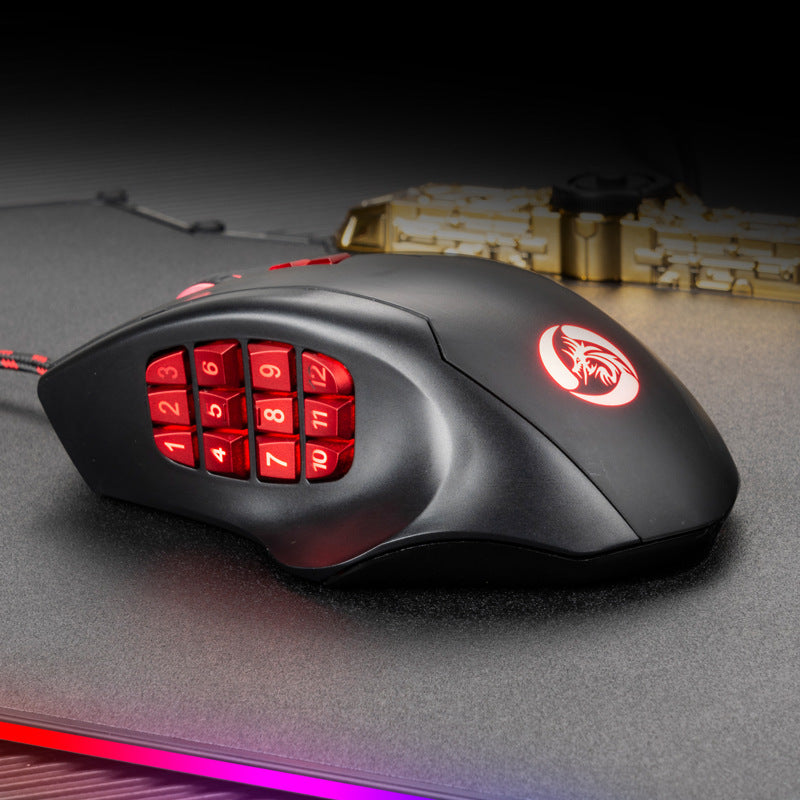 style: B - Wired Gaming Mechanical Multi-Button Mouse