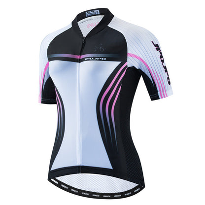 style: C, Size: L - Women Cycling Jersey Tops Summer Mountain Bicycle Clot