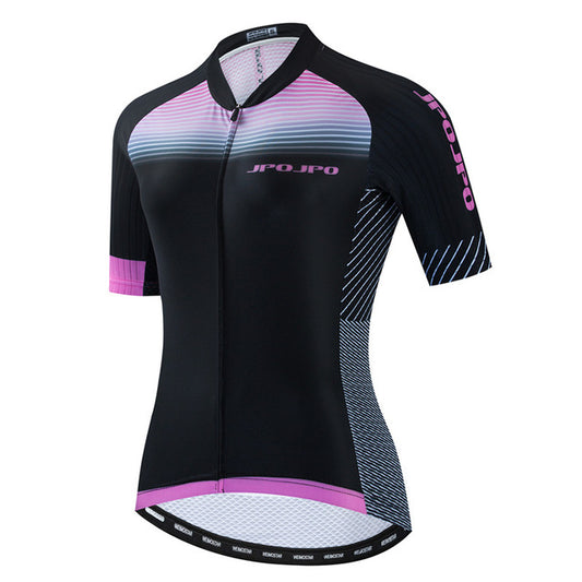 style: J, Size: S - Women Cycling Jersey Tops Summer Mountain Bicycle Clot