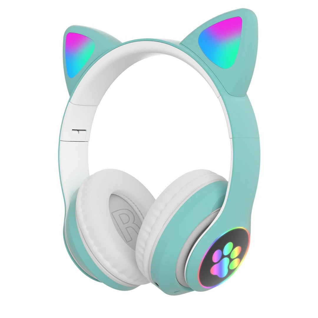 Cat Ear Bluetooth Headset Wireless Light Emitting Headset