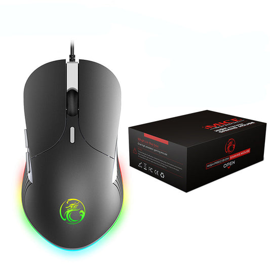 style: 3 - Colorful RGB Breathing Light Gaming Silent Gaming Mouse