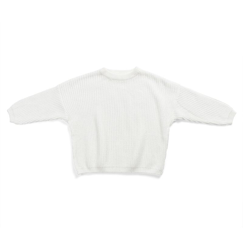 Color: B, Size: 18M - Solid Csul Sweter Sloucy Soft Wool Itted