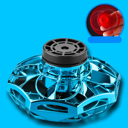 Color: Blue - Mini RC Ufo Drone Aircraft Hand Sensing Infrared RC Helicopter Small Drohne Quadcopter Electronic Induction Flayaball Kids Toys