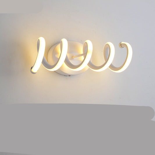 style: J, power: White light - New Bedside Lamp Wall Lamp Bedroom Simple Modern Fashion