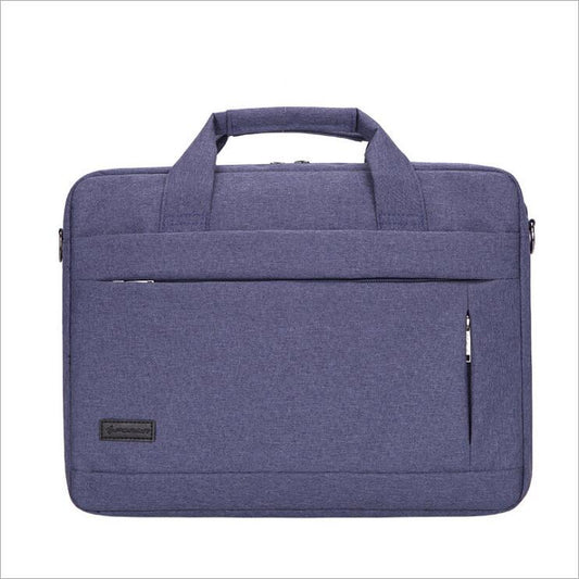 Color: Blue, Size: 15in - Shockproof One-Shoulder Laptop Bag