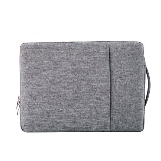 Color: Gray, Size: 15 Inch - Compatible with Apple , Notebook Liner Bag Men And Women Cowboy Bag Lenovo Huawei Apple Computer Bag