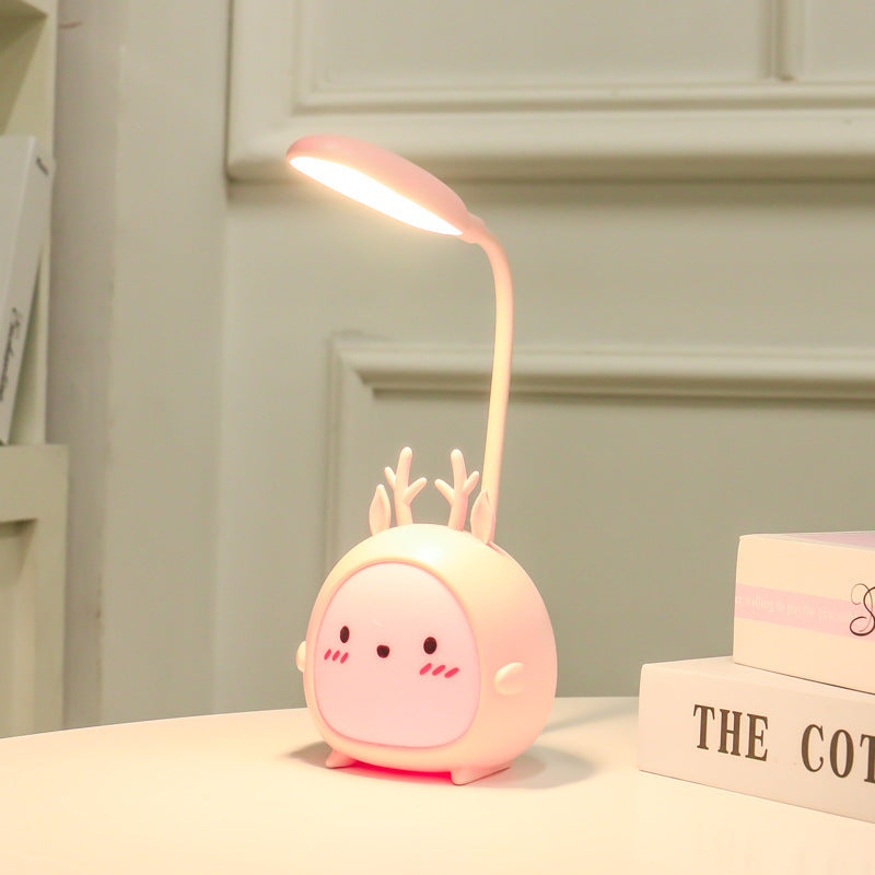 Cartoon Cute Small Table Lamp LED Learning Eye Protection Small Table Lamp