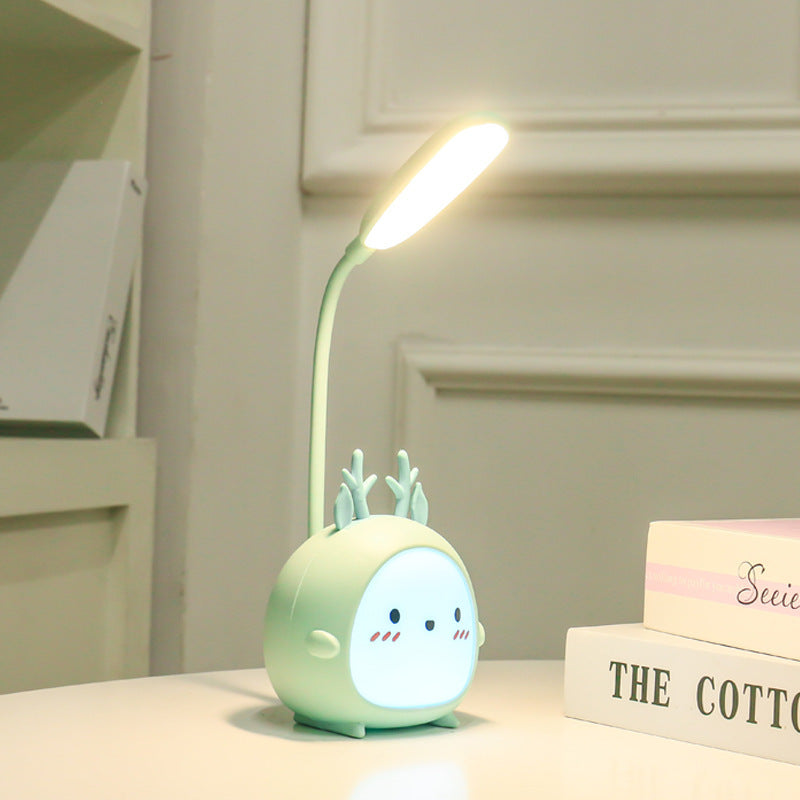 Cartoon Cute Small Table Lamp LED Learning Eye Protection Small Table Lamp