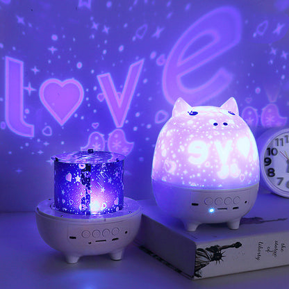 Color: Photo Color, style: E-USB, power:  - Cartoon Pig Remote Control for Kids Bedroom Sleeping Light Bedroom Bedside Table Lamp Projector Night Light