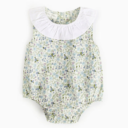 Cotton Romper Floral Baby Romper